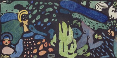 Dreaming Children by Wassily Kandinsky